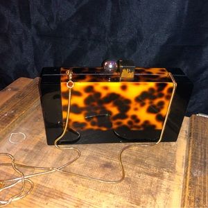 Francesca's Collections Hard Shell Clutch